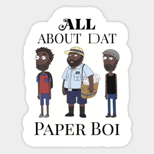 All About Day Paper Boi Sticker